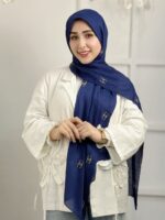 شال کریشه گلدوزی شنل (ایرانی) - تصویر 4