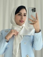 روسری ساتن ابریشم (قواره کوچک)