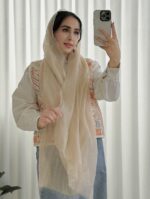 شال نگین بارانی دور ریش وارداتی - تصویر 2